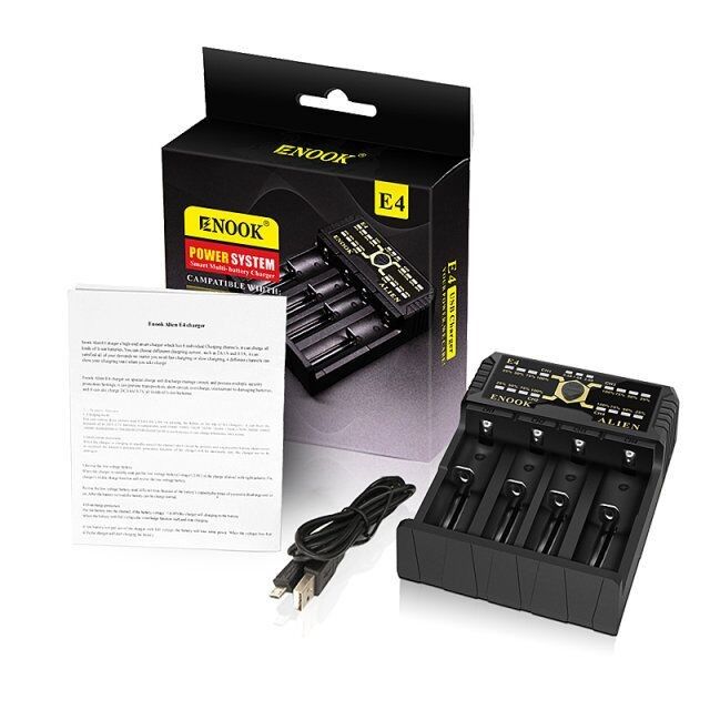 ইনুক ই৪ লি-আইন ব্যাটারি চার্জার ডিসি 3.6V / 3.7V চার্জ সহ
