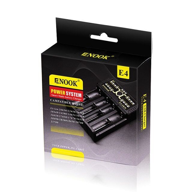 ইনুক ই৪ লি-আইন ব্যাটারি চার্জার ডিসি 3.6V / 3.7V চার্জ সহ