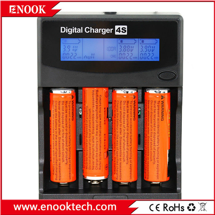 স্মার্ট 4 স্লট AA AAA ব্যাটারি চার্জার DC3.6V / 3.7V রিচার্জযোগ্য ব্যাটারি চার্জার