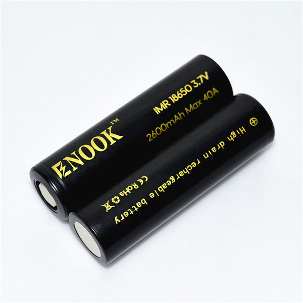 Enook উচ্চ স্রাব হার 18650 গ্লোব ব্যাটারি enook 18650 2600mAh 40A 18650 লিথিয়াম আয়ন ব্যাটারি