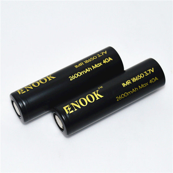 Enook উচ্চ স্রাব হার 18650 গ্লোব ব্যাটারি enook 18650 2600mAh 40A 18650 লিথিয়াম আয়ন ব্যাটারি