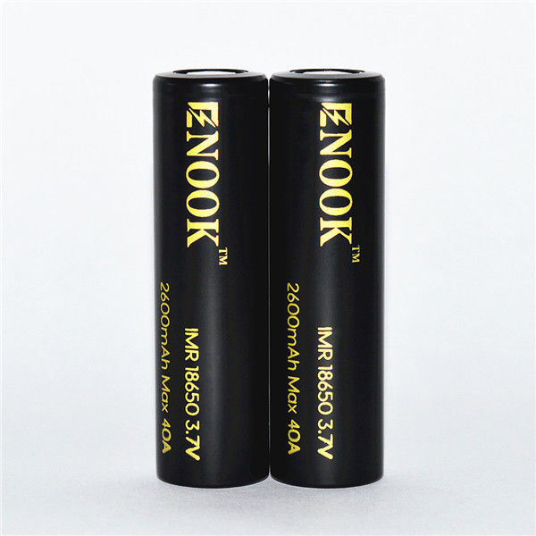 Enook উচ্চ স্রাব হার 18650 গ্লোব ব্যাটারি enook 18650 2600mAh 40A 18650 লিথিয়াম আয়ন ব্যাটারি