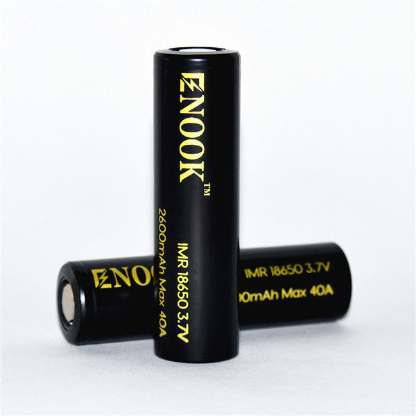 Enook উচ্চ স্রাব হার 18650 গ্লোব ব্যাটারি enook 18650 2600mAh 40A 18650 লিথিয়াম আয়ন ব্যাটারি