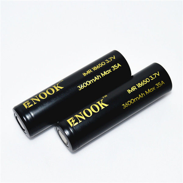 উচ্চ স্রাব হার 3600mAh Max 35A 18650 রিচার্জেবল ব্যাটারি 3.7V লিথিয়াম আয়ন ব্যাটারি