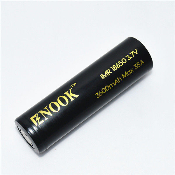 উচ্চ স্রাব হার 3600mAh Max 35A 18650 রিচার্জেবল ব্যাটারি 3.7V লিথিয়াম আয়ন ব্যাটারি