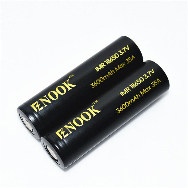 উচ্চ স্রাব হার 3600mAh Max 35A 18650 রিচার্জেবল ব্যাটারি 3.7V লিথিয়াম আয়ন ব্যাটারি