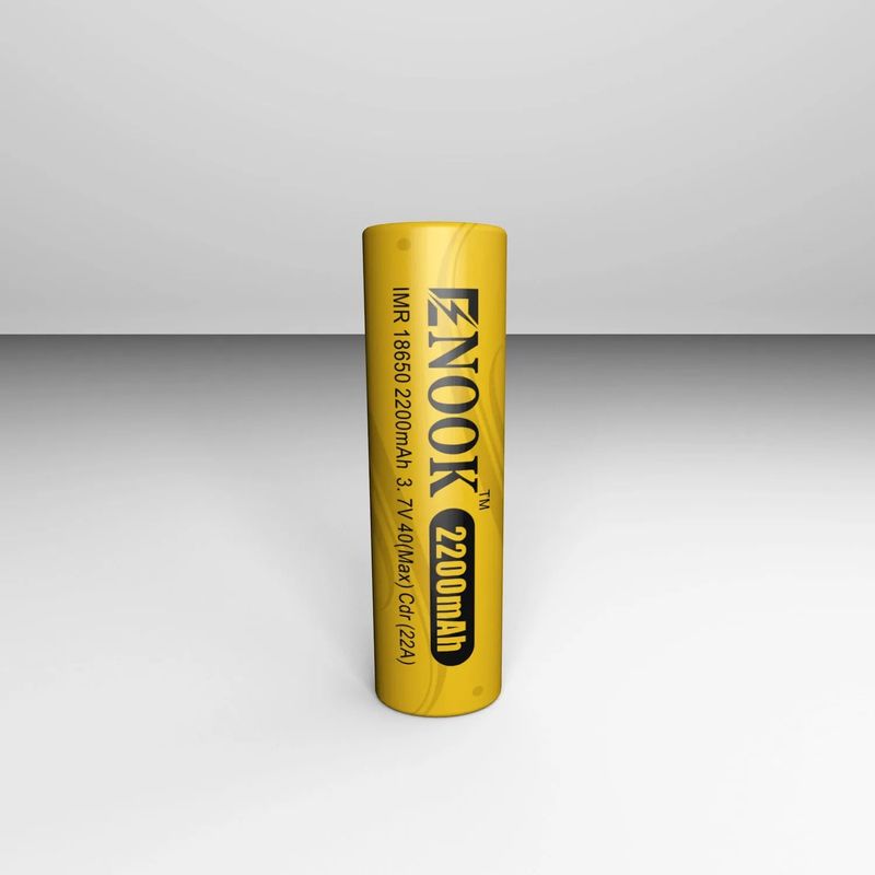 ডাবলপো পাইকারি মূল্য 18650 3.7V 2200mah রিচার্জেবল ব্যাটারি সেল 40A 3.7V মড 18650 হলুদ লিথিয়াম-আয়ন ব্যাটারি