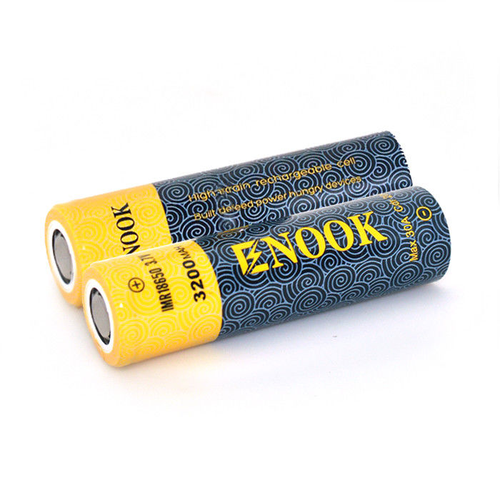 18650 লিথিয়াম আয়ন ব্যাটারি সেল 3200mAh 3.7V উচ্চ স্রাব হার ল্যাপটপের জন্য