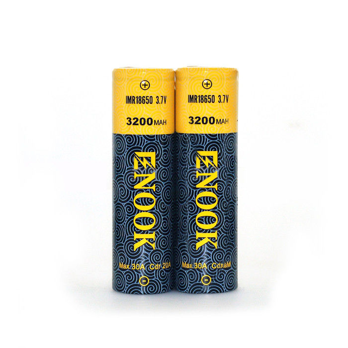 18650 লিথিয়াম আয়ন ব্যাটারি সেল 3200mAh 3.7V উচ্চ স্রাব হার ল্যাপটপের জন্য