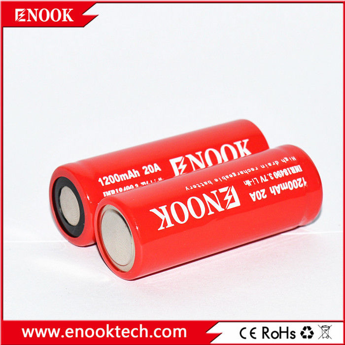 18490 1200mAh ইনোক 20A 3.7v বৈদ্যুতিক বাইকের জন্য 18490 পুনরায় চার্জযোগ্য ব্যাটারি PK agm ব্যাটারি 12V