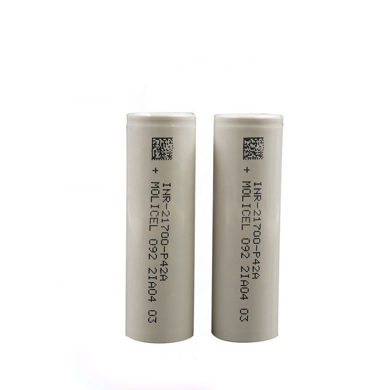 P42A মোলিকল উচ্চ ক্ষমতা 21700 লি-আয়ন ব্যাটারি 3.7v লিথিয়াম ব্যাটারি NCM সেল 4200mAh বৈদ্যুতিক খেলনা 100% খাঁটি