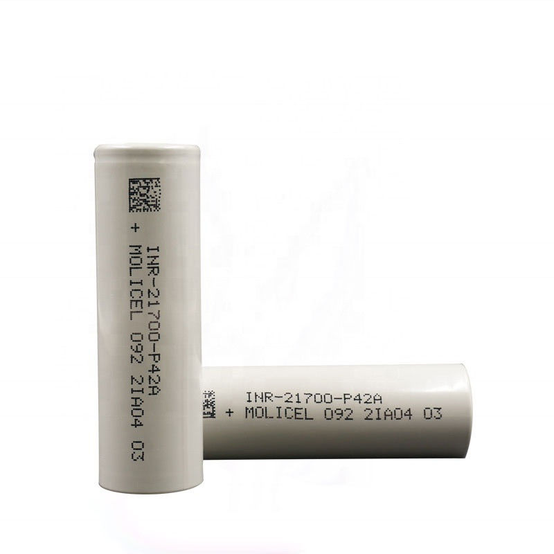 P42A মোলিকল উচ্চ ক্ষমতা 21700 লি-আয়ন ব্যাটারি 3.7v লিথিয়াম ব্যাটারি NCM সেল 4200mAh বৈদ্যুতিক খেলনা 100% খাঁটি