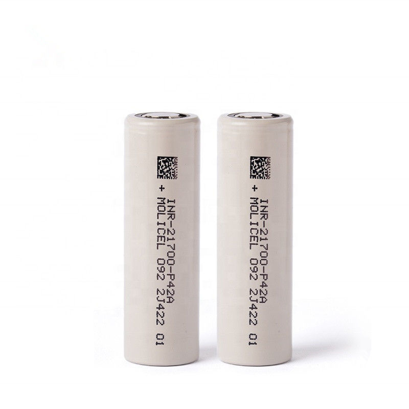 মোলিকেল P42A লিথিয়াম আয়ন ব্যাটারি সেল 4200mAh 45A 3.7V 21700 লিথিয়াম আয়ন ব্যাটারি