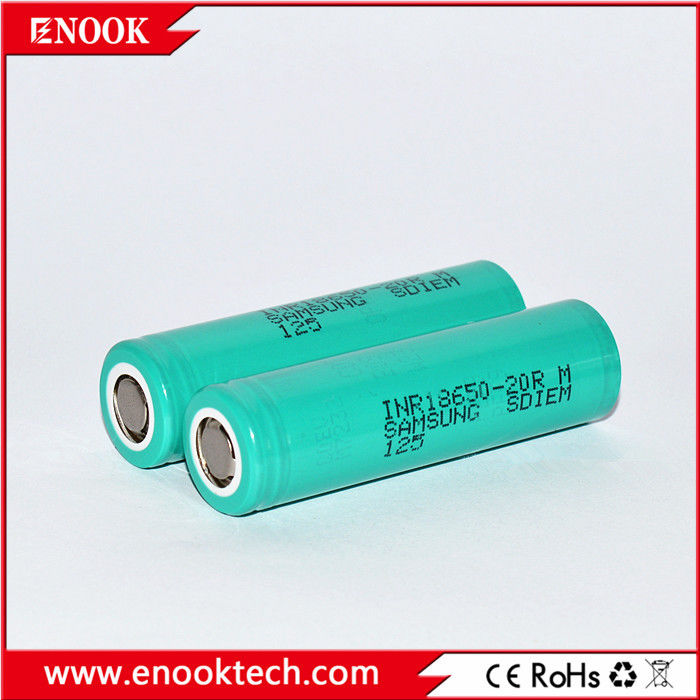 স্টক 18650 স্যামসাং 20R 3.7v 2000mah 18650 লিথিয়াম রিচার্জযোগ্য লিথিয়াম-আয়ন ব্যাটারি জন্য ব্যাটারি প্যাক