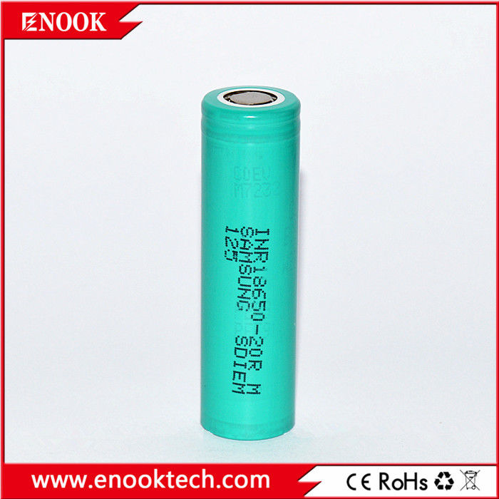 স্টক 18650 স্যামসাং 20R 3.7v 2000mah 18650 লিথিয়াম রিচার্জযোগ্য লিথিয়াম-আয়ন ব্যাটারি জন্য ব্যাটারি প্যাক
