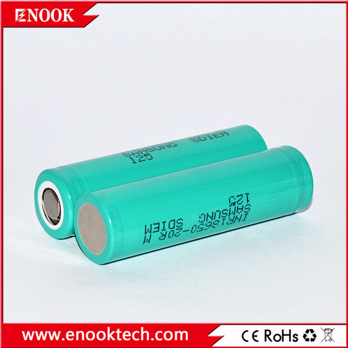স্টক 18650 স্যামসাং 20R 3.7v 2000mah 18650 লিথিয়াম রিচার্জযোগ্য লিথিয়াম-আয়ন ব্যাটারি জন্য ব্যাটারি প্যাক