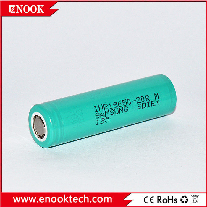 স্টক 18650 স্যামসাং 20R 3.7v 2000mah 18650 লিথিয়াম রিচার্জযোগ্য লিথিয়াম-আয়ন ব্যাটারি জন্য ব্যাটারি প্যাক