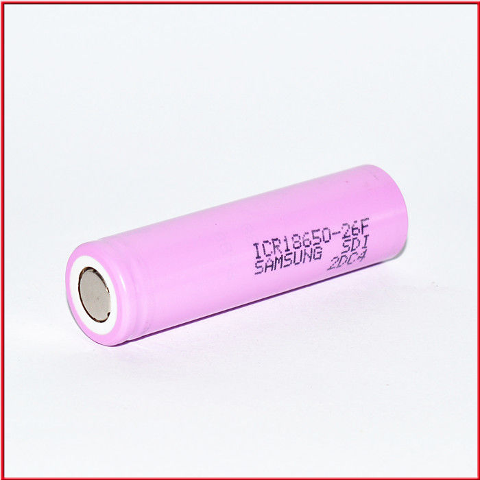 SAM ICR18650 26F 2600mAh 26JM 26J 26H 3.6V 18650 2600mAh লিথিয়াম ব্যাটারি 510 থ্রেড ব্যাটারি