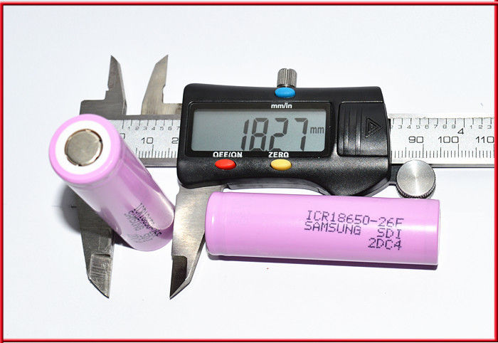 SAM ICR18650 26F 2600mAh 26JM 26J 26H 3.6V 18650 2600mAh লিথিয়াম ব্যাটারি 510 থ্রেড ব্যাটারি