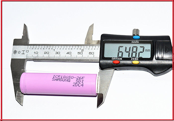 SAM ICR18650 26F 2600mAh 26JM 26J 26H 3.6V 18650 2600mAh লিথিয়াম ব্যাটারি 510 থ্রেড ব্যাটারি