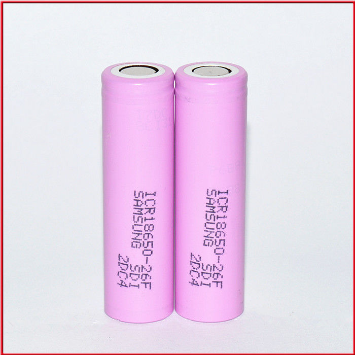 SAM ICR18650 26F 2600mAh 26JM 26J 26H 3.6V 18650 2600mAh লিথিয়াম ব্যাটারি 510 থ্রেড ব্যাটারি