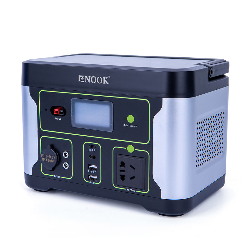 500W LiFePO4 পোর্টেবল পাওয়ার স্টেশন বহিরঙ্গন হোম শক্তি সঞ্চয় ব্যাটারি ল্যাপটপের জন্য