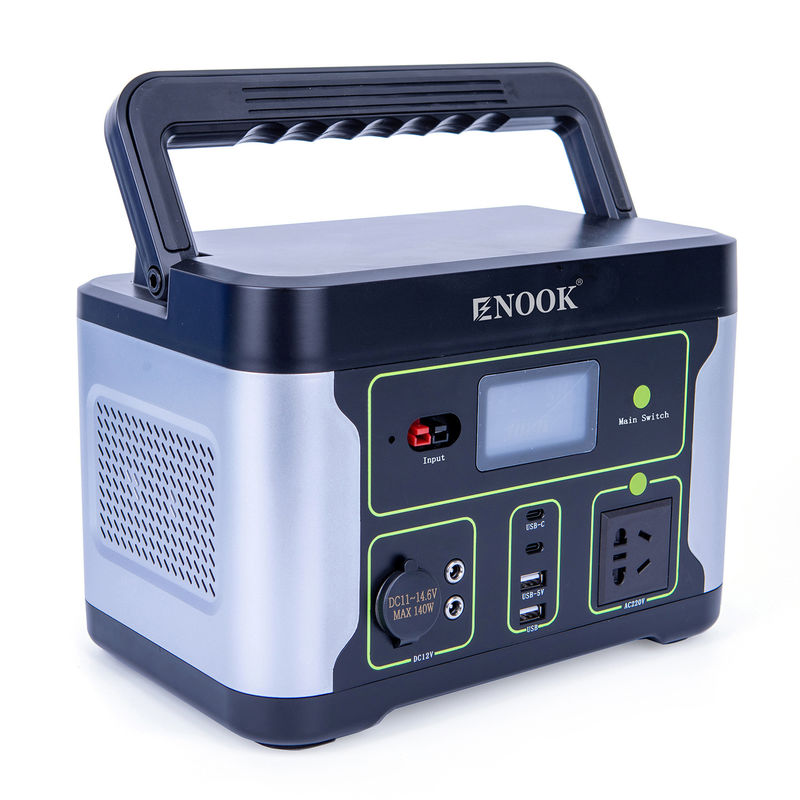 500W LiFePO4 পোর্টেবল পাওয়ার স্টেশন বহিরঙ্গন হোম শক্তি সঞ্চয় ব্যাটারি ল্যাপটপের জন্য