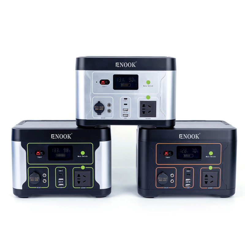 500W LiFePO4 পোর্টেবল পাওয়ার স্টেশন বহিরঙ্গন হোম শক্তি সঞ্চয় ব্যাটারি ল্যাপটপের জন্য