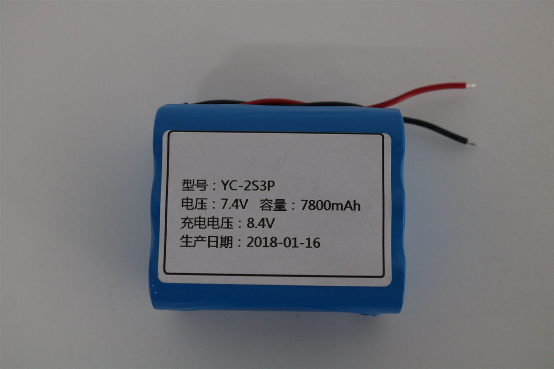 7ই বাইক এবং ইলেকট্রিক মোটর গাড়ির জন্য.4 V 7800mah লিথিয়াম আয়ন ব্যাটারি প্যাক