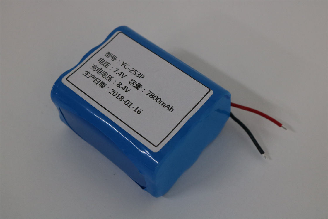 7ই বাইক এবং ইলেকট্রিক মোটর গাড়ির জন্য.4 V 7800mah লিথিয়াম আয়ন ব্যাটারি প্যাক