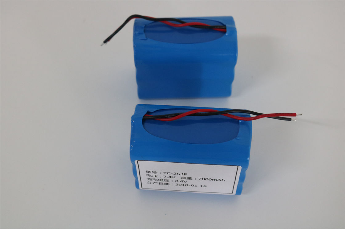7ই বাইক এবং ইলেকট্রিক মোটর গাড়ির জন্য.4 V 7800mah লিথিয়াম আয়ন ব্যাটারি প্যাক