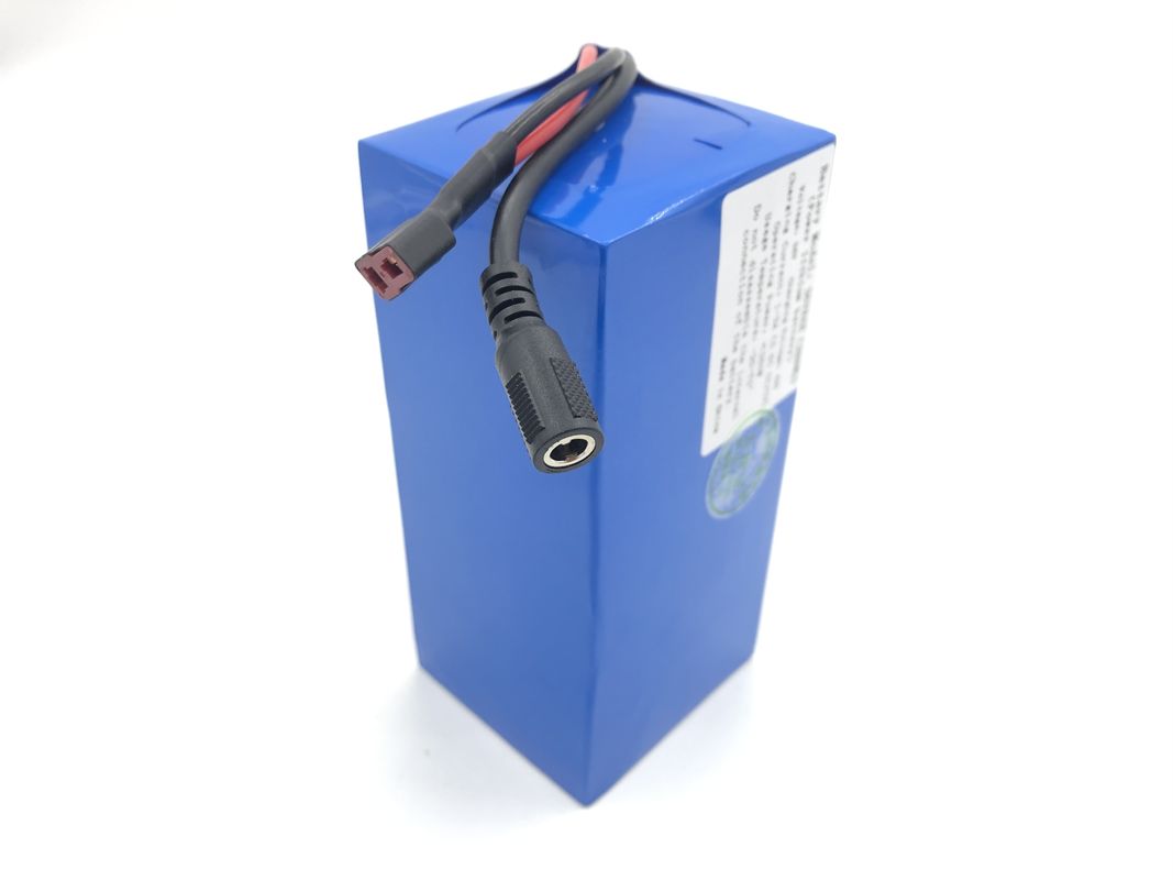 কাস্টমাইজড 36V 8Ah লিথিয়াম আয়ন ব্যাটারি প্যাক বৈদ্যুতিক সাইকেল জন্য নীল টাইপ