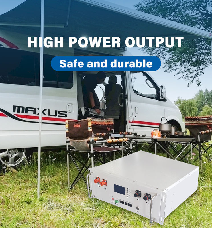 ইনুক সোলার এনার্জি স্টোরেজ সিস্টেম 51.2V 100A 5KWh লিথিয়াম আয়রন ফসফেট ব্যাটারি
