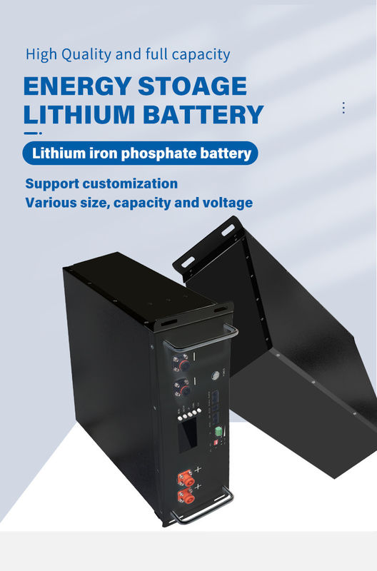 ইনুক লিথিয়াম ব্যাটারি 51.2V 100ah 200ah LiFePO4 সার্ভার র্যাক ব্যাটারি হোম ব্যাটারি স্টোরেজ সিস্টেমের জন্য এলসিডি ডিসপ্লে সহ