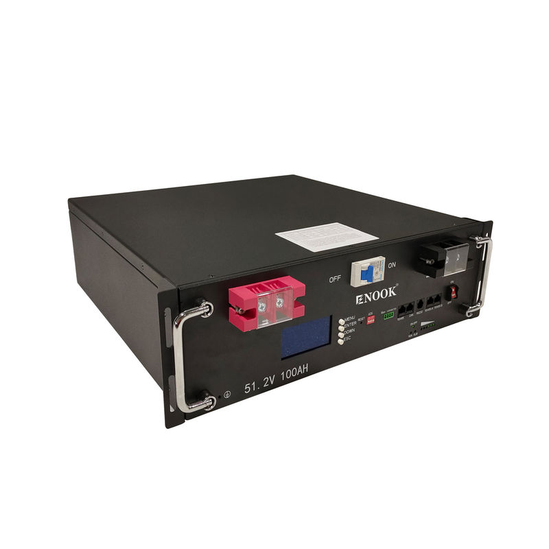 ইনুক লিথিয়াম ব্যাটারি 51.2V 100ah 200ah LiFePO4 সার্ভার র্যাক ব্যাটারি হোম ব্যাটারি স্টোরেজ সিস্টেমের জন্য এলসিডি ডিসপ্লে সহ
