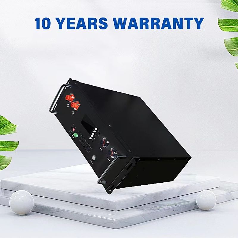 স্মার্ট BMS LiFePO4 10kwh 48V 200Ah সৌর লিথিয়াম আয়ন সার্ভার র্যাক মাউন্ট ব্যাটারি প্যাক সৌর সিস্টেমের জন্য