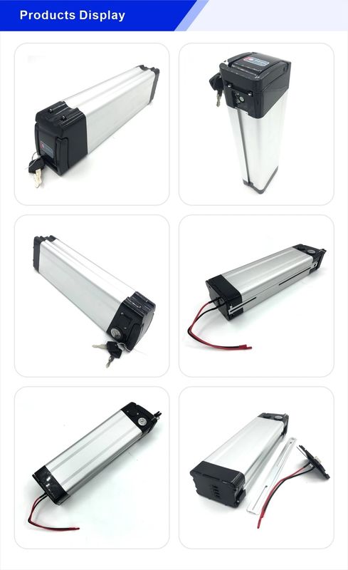 ইনুক ফ্যাক্টরি স্লিভার ফিশ 36v 10ah 250w ইলেকট্রিক বাইক ব্যাটারি / লিথিয়াম লোন ব্যাটারি প্যাক / ইবাইক ব্যাটারি