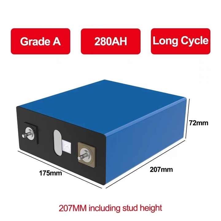 EV LF280K লাইফপো4 3.2V 280ah লাইফপো4 লিথিয়াম আয়রন ফসফেট ব্যাটারি সেল 3.2v 302Ah লিথিয়াম ব্যাটারি সেল LFP4