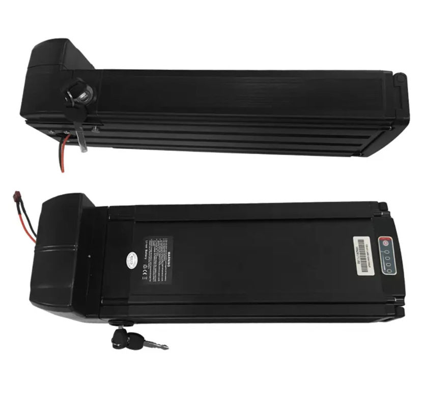 ইবাইক ব্যাটারি 36v 48v রিয়ার র্যাক লিথিয়াম ব্যাটারি ইবাইক বাইক ব্যাটারি প্যাক ব্যাগ ক্যারিয়ার সহ