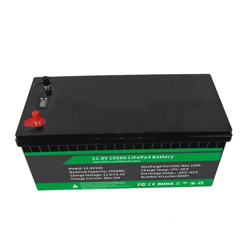 12V 200Ah আউটডোর লাইটিং ব্যাটারি রিচার্জযোগ্য লিথিয়াম আয়ন ব্যাটারি প্যাক 12V গভীর চক্র শক্তি সঞ্চয় ব্যাটারি