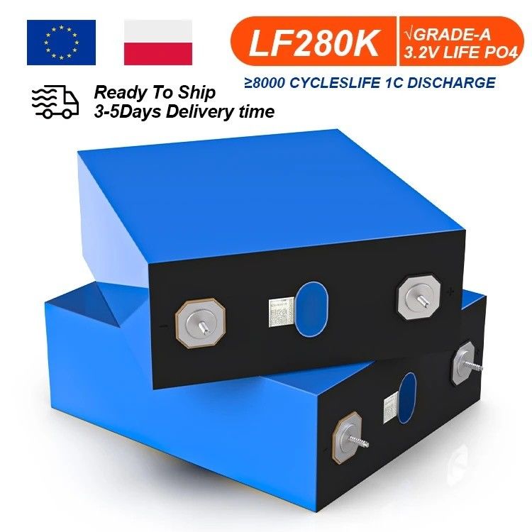 ব্যাটারি টাইপ 3.2V 280Ah Lifepo4 ব্যাটারি শক্তি সঞ্চয়স্থান DIY 48V 36V 24V ব্যাটারি প্যাক