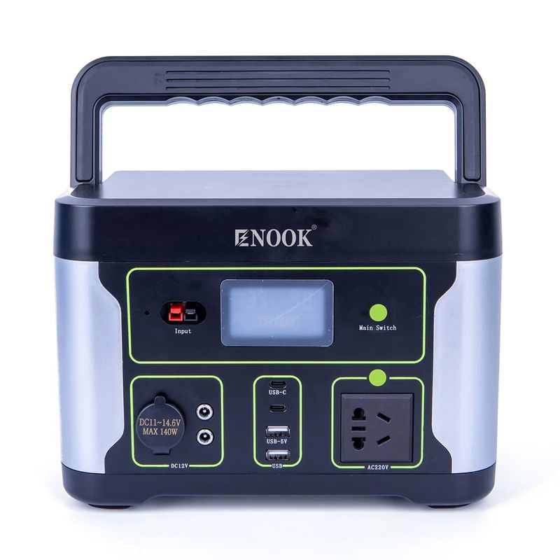 LA1000W ইনভার্টার টাইপ 500W পোর্টেবল পাওয়ার স্টেশন 100W ভাঁজযোগ্য সৌর প্যানেল সহ