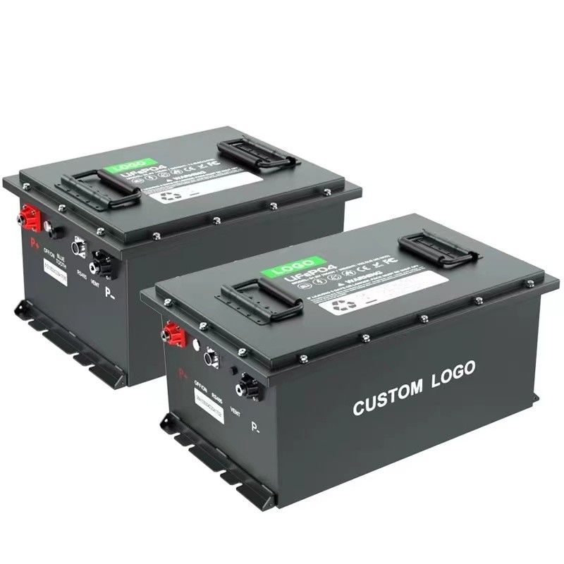 51.2V 105Ah LiFePO4 গল্ফ কার্ট ব্যাটারি দীর্ঘ চক্র জীবন EV LifePo4 ব্যাটারি 48V 100Ah 200Ah